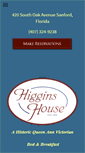 Mobile Screenshot of higginshouse.com